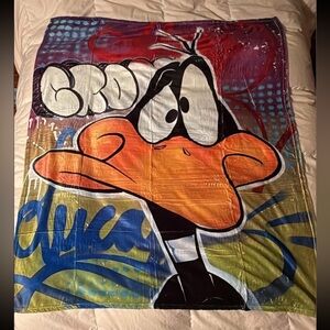 Colorful Cartoon Character Blanket
